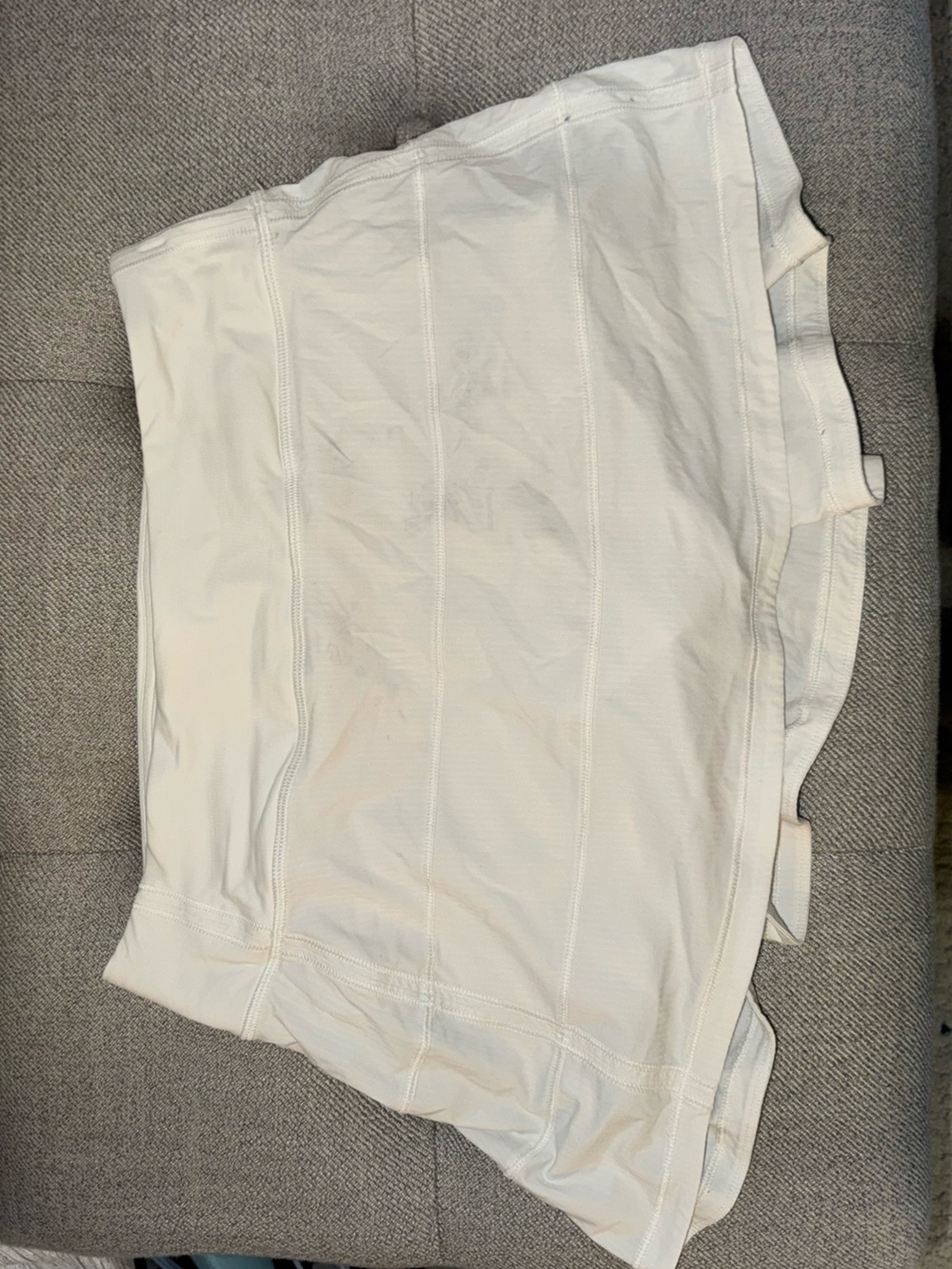 Lululemon Pace Rival Mid Rise Skirt - White